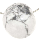 Colgante de magnesita, piedra de tambor, gema, collar - Calidad A #2449