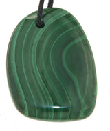 Malachit Trommelstein Schmuck Anhänger - Edelstein A Qualität #6017