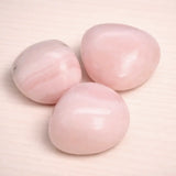 Mangano rosa Calcit - Edelstein - Trommelstein - Handschmeichler - A Qualität #6165