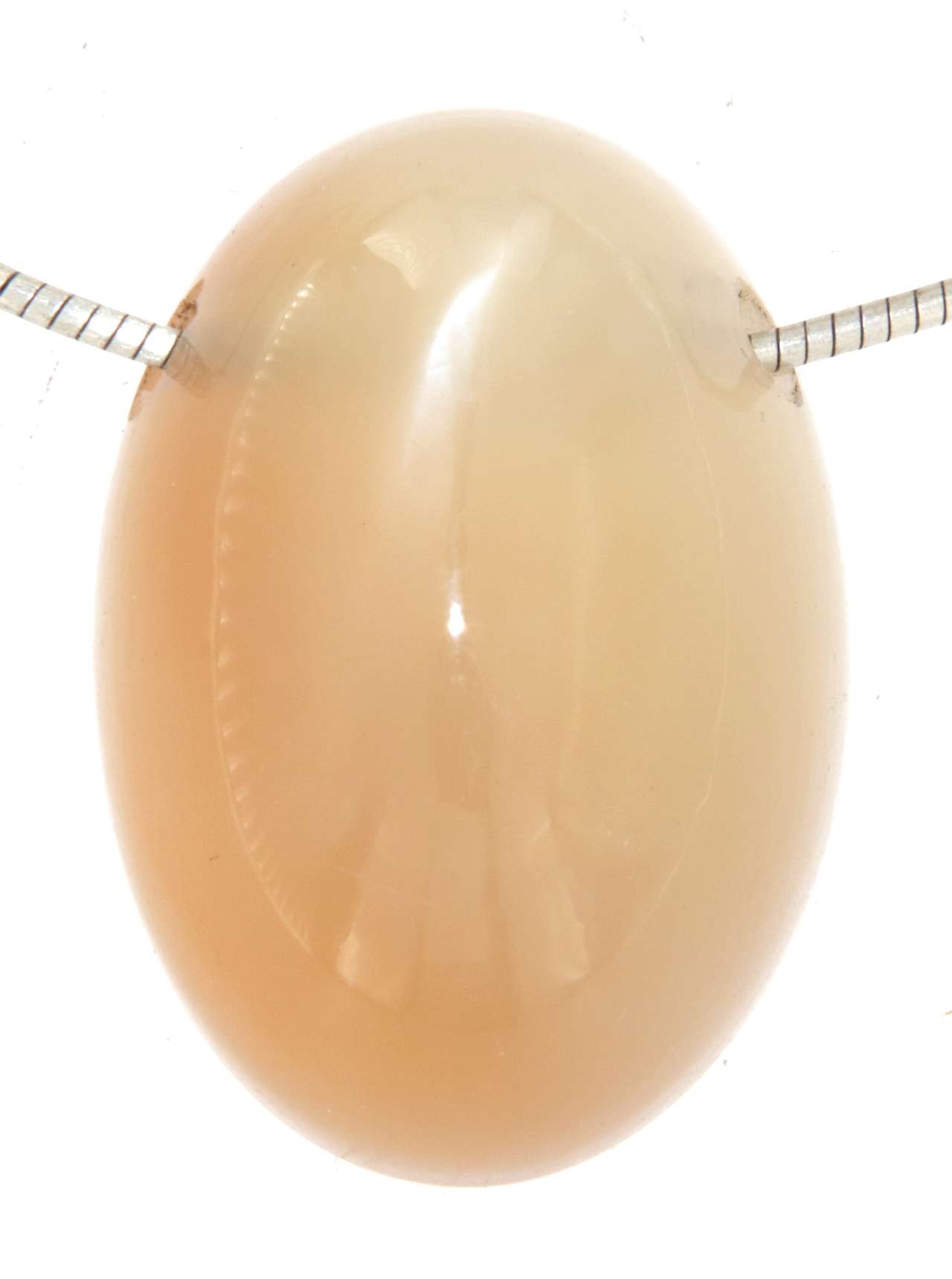 Mondstein Trommelstein Edelstein Cabochon Schmuck Anhänger - A Qualität #6676