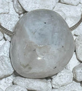 Mondstein - Regenbogenmondstein - weißer Labradorit Trommelstein Edelstein Schmuck Ketten Anhänger - A Qualität #6021