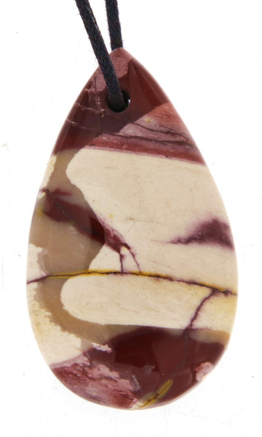 Mookait Cabochon Edelstein Schmuck Ketten Anhänger - A Qualität #5716
