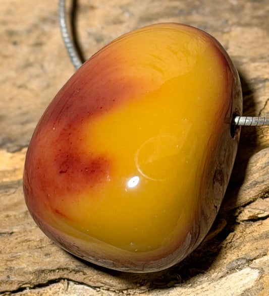 Mookait Trommelstein Edelstein Schmuck Ketten Anhänger - A Qualität #5369 - seelensteinchen