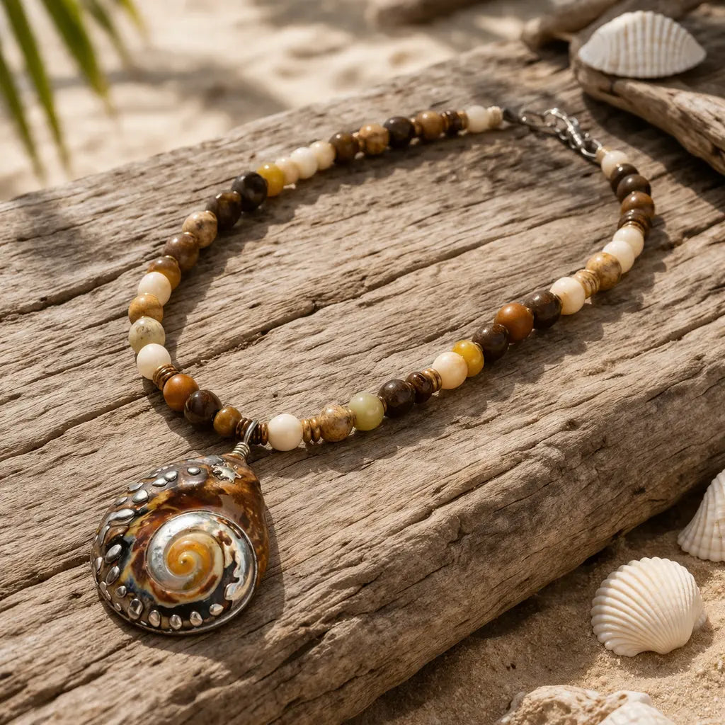 muschel-kette-collier-edelsteinkette-silber-schmuck-edelstein-heilstein-seelensteinchen