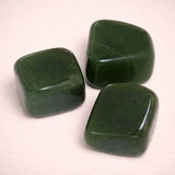 Nephrite Jade - Gemstone - Tumbled Stone - Palm Stone - A Quality #6743