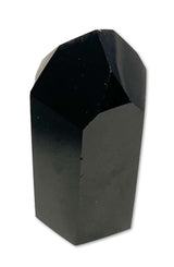 schwarzer Obsidian Obelisk 6,5cm - poliert - Edelstein - Mineralien #6569