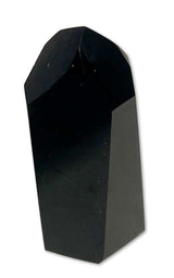 schwarzer Obsidian Obelisk 7,5cm - poliert - Edelstein - Mineralien #6570