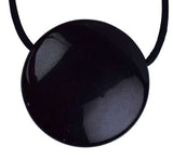 Colgante de espejo de obsidiana 40mm Piedra preciosa - Joyería - Calidad A - #7061 - seelensteinchen