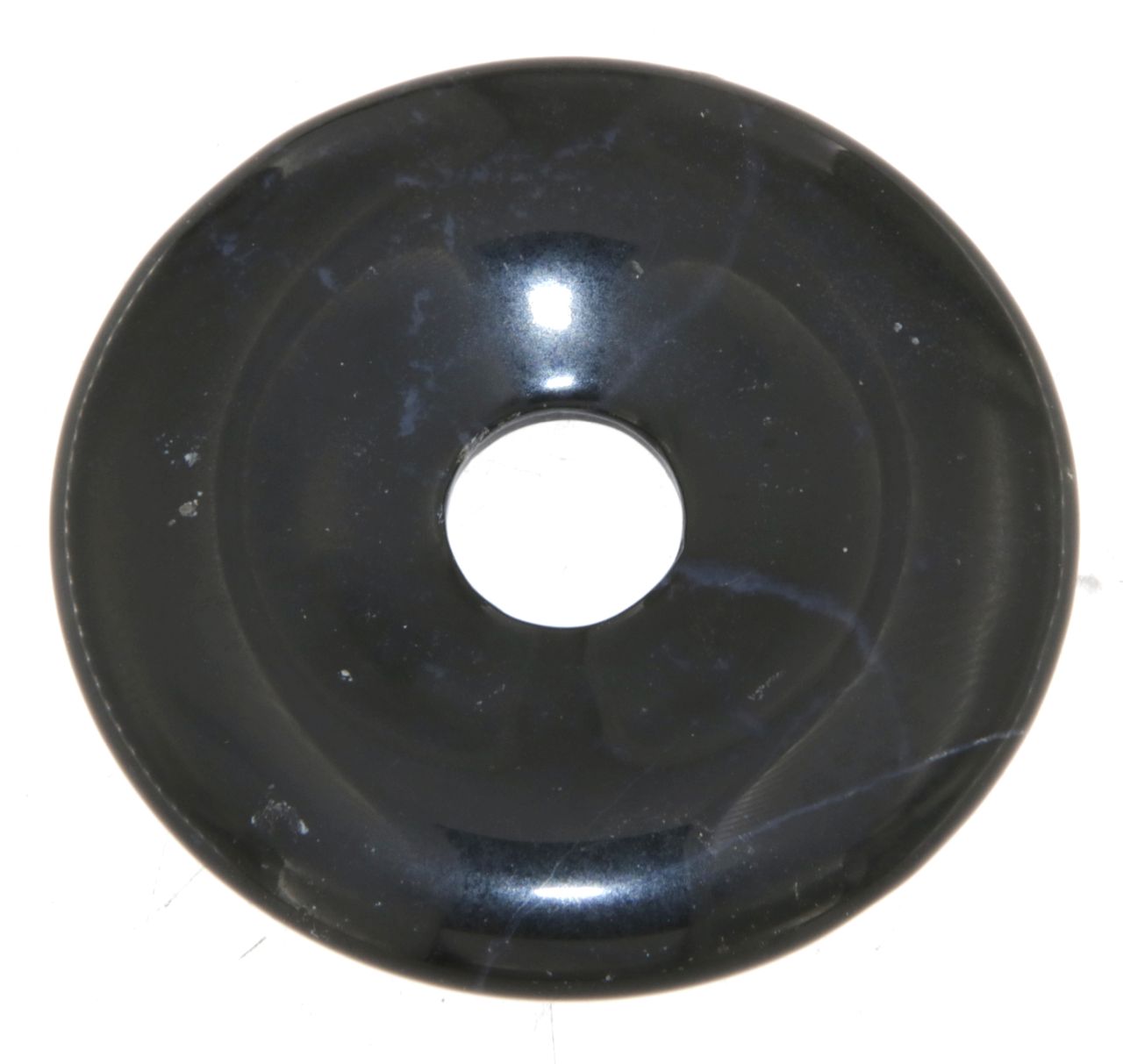 Onyx Donut - PI Scheibe - Edelstein Schmuck Ketten Anhänger A Qualität 40mm - #7222