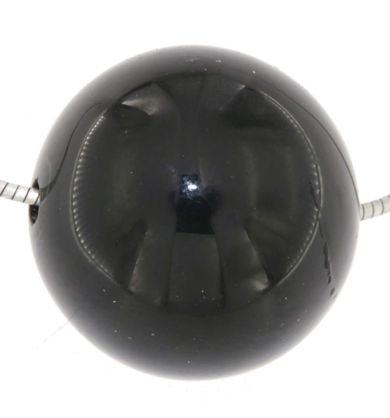 Onyx Kugel Anhänger 20mm - Trommelstein Schmuck Anhänger - Edelstein A Qualität #6768