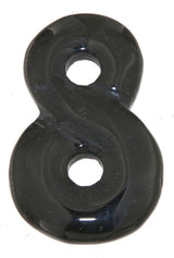 Onyx - Acht - Symbol der Unendlichkeit - Edelstein Schmuck Ketten Anhänger A Qualität #7225