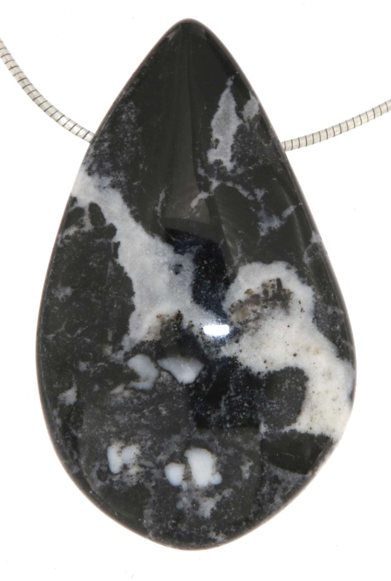 XL Onyx Trommelstein Edelstein Schmuck Ketten Anhänger - A Qualität #4122