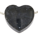Corazón de Ónix - Colgante de Piedra Rodada para Collar - Gema Calidad A #7226