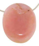 Andenopal pink Opal Anhänger - Edelstein - Trommelstein - Schmuck Ketten - A Qualität #0194