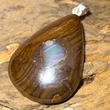 Opal küsst Opal – Anhänger aus australischer Opalmatrix mit Welo-Opal - #8002 - seelensteinchen