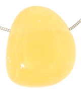 Orangencalcit Trommelstein Edelstein Schmuck Ketten Anhänger - A Qualität #0071