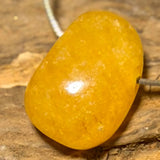 Orangencalcit Trommelstein Edelstein Schmuck Anhänger - A Qualität #5514
