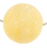 Orangencalcit - Calcit Kugel Anhänger 20mm - Trommelstein Schmuck Ketten Anhänger - Edelstein A Qualität #6926