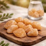 Orangencalcit Edelsteine Wasseraufbereitung - Edelsteinwasser ca. 300g - Wassersteine - Rohsteine