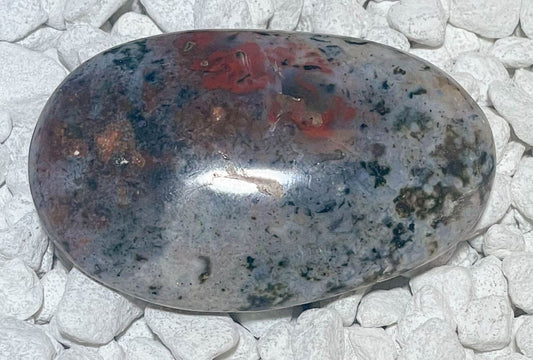 Ozeanjaspis - Jaspis Seifenstein - Handschmeichler - Auflagestein - Massagestein, poliert - Sonderqualität #6864