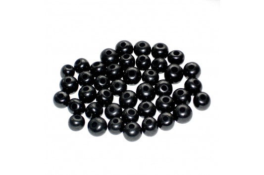 1 x Schungit Perle 12mm - Edelstein Bead poliert - AA Qualität