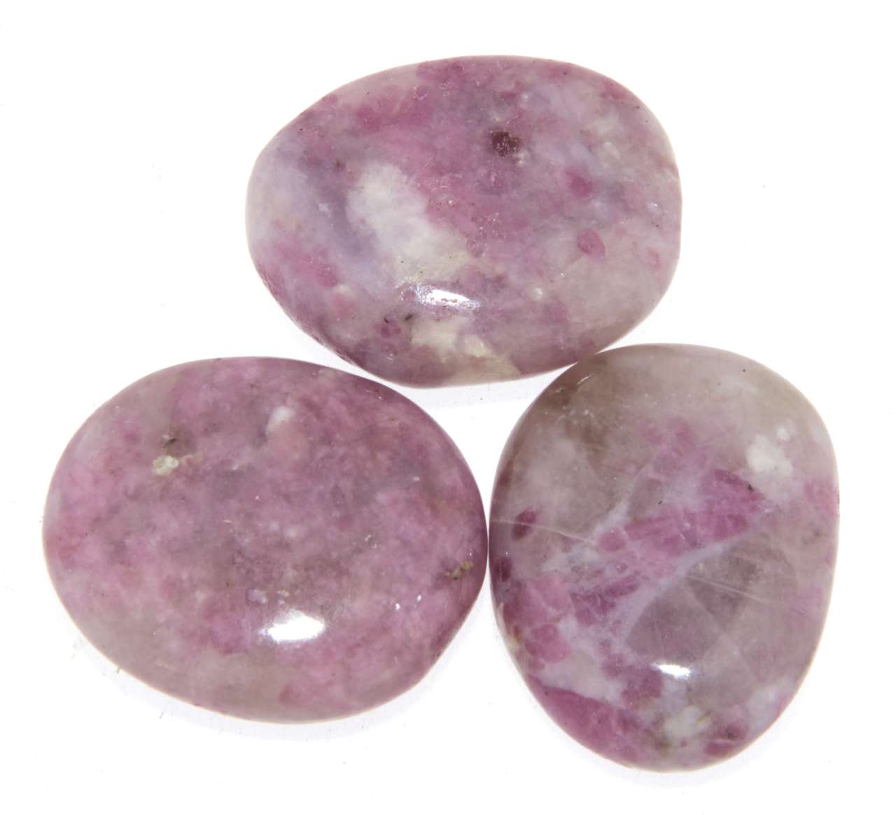 pink Turmalin - Edelstein - Trommelstein - Scheibenstein - Handschmeichler - A Qualität #6482