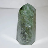 Prasiolith Spitze – Grüner Amethyst 70 mm, 80 g #8190