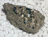 Pyrit aus Peru Rohstein - Stufe - Handschmeichler - Mineralien - Edelstein - A Qualität #7305