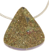 Chalkopyrit Druse Trommelstein Schmuck Anhänger - Edelstein A Qualität #6648