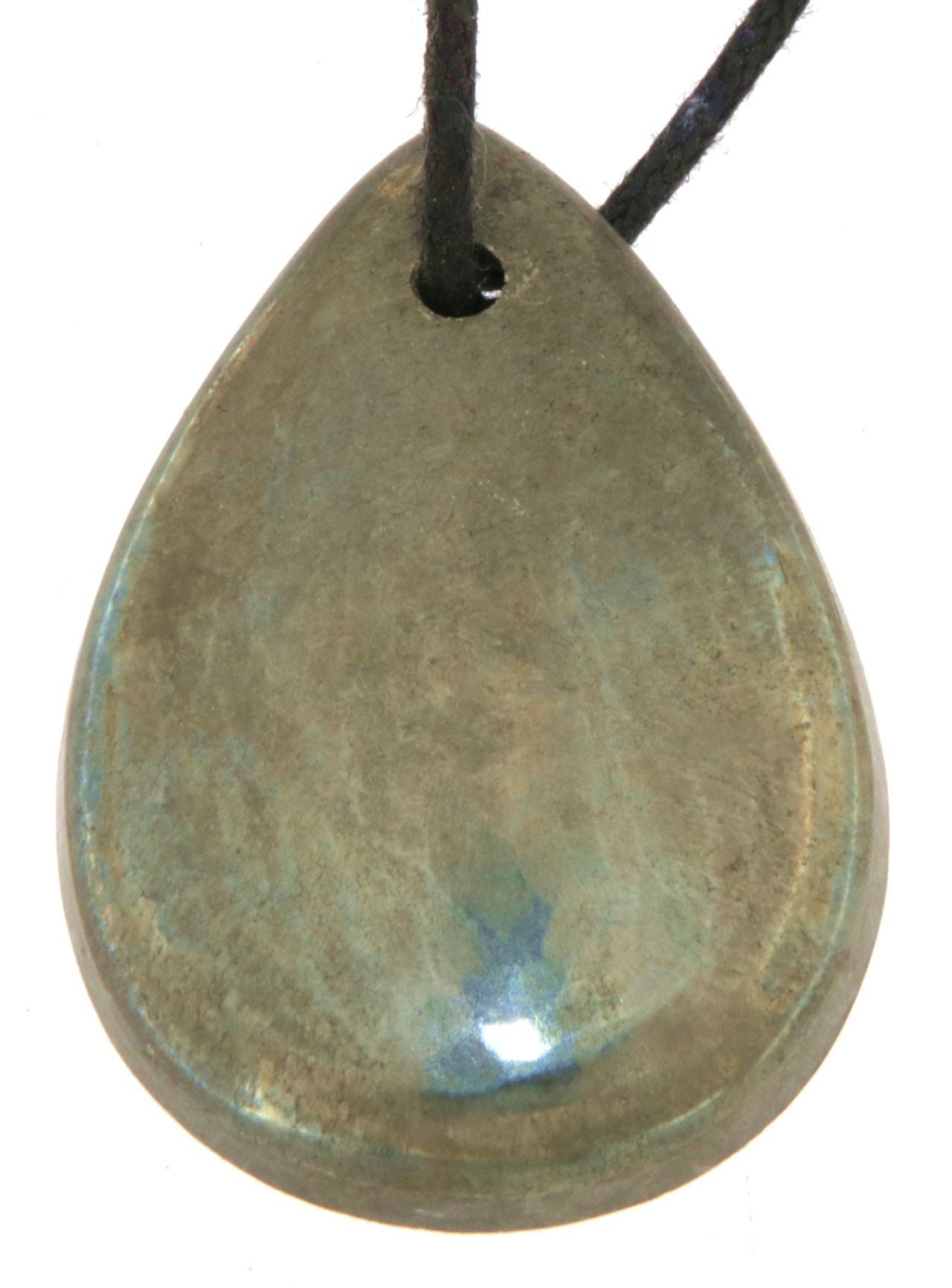 Pyrit Trommelstein Edelstein Cabochon Schmuck Ketten Anhänger - A Qualität #7156
