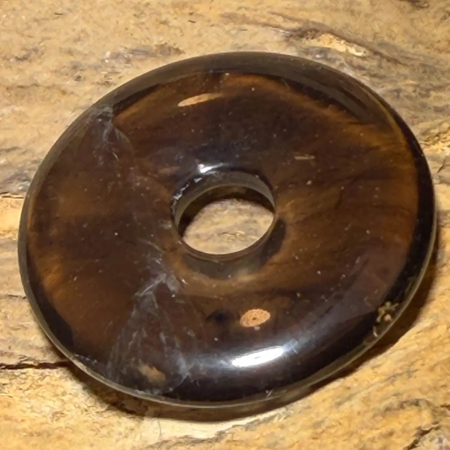 rauchquarz-edelstein-donut-pi-scheibe-schmuck-ketten-anhaenger-heilstein-seelensteinchen-160426