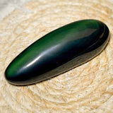 Regenbogenobsidian - Obsidian Seifenstein - Massagestein - Edelstein - Handschmeichler handpoliert #6248