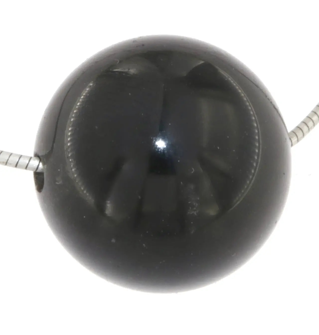 Regenbogen Obsidian Kugel Anhänger 18mm - Trommelstein Schmuck Ketten Anhänger - Edelstein A Qualität #7357