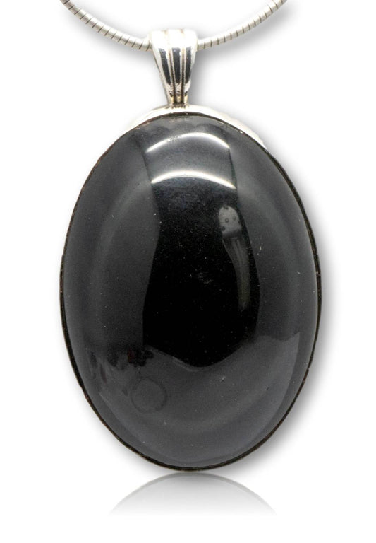 Anhänger Regenbogenobsidian Edelstein A Qualität - 935er Silber - MADE IN GERMANY #5285