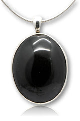 Anhänger Regenbogenobsidian Edelstein A Qualität - 935er Silber - MADE IN GERMANY #5322