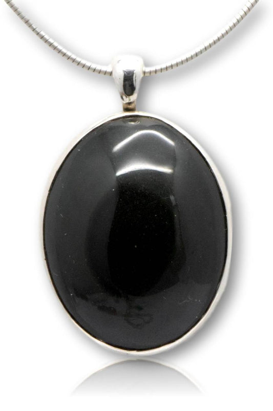 Anhänger Regenbogenobsidian Edelstein A Qualität - 935er Silber - MADE IN GERMANY #5322