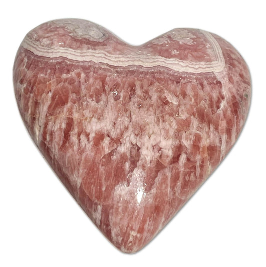 Rhodochrosit Herz ca. 6,5cm - Edelstein - Mineralien A Qualität #7110
