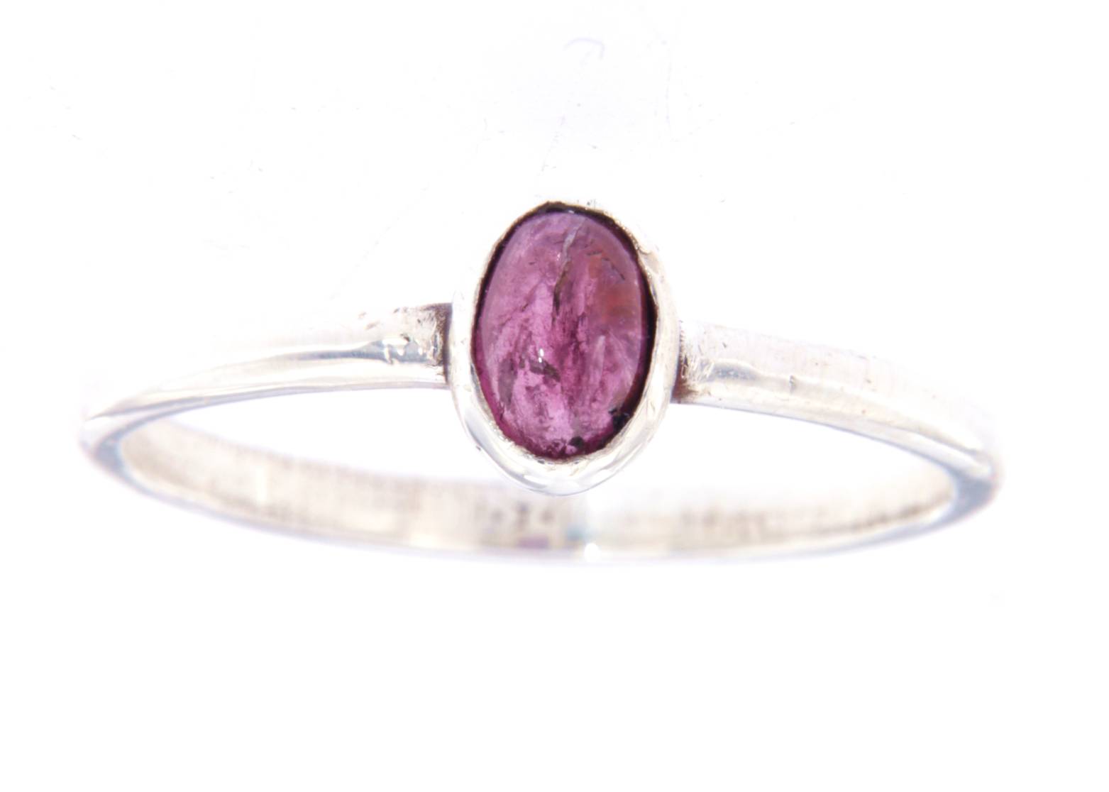 edler roter Turmalin - Rubellit - Ring aus 935er Silber - Made in Germany - Größe 58 - #5281