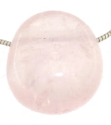 Rosenquarz Trommelstein Edelstein Schmuck Ketten Anhänger - A Qualität #5133