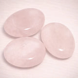 Cuarzo rosa - Piedra preciosa - Piedra rodada - Piedra disco - Guijarro - Calidad A #6484