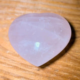 Rosenquarz Herz ca. 6,5cm - Handschmeichler - Edelstein - Mineralien - A Qualität #6022