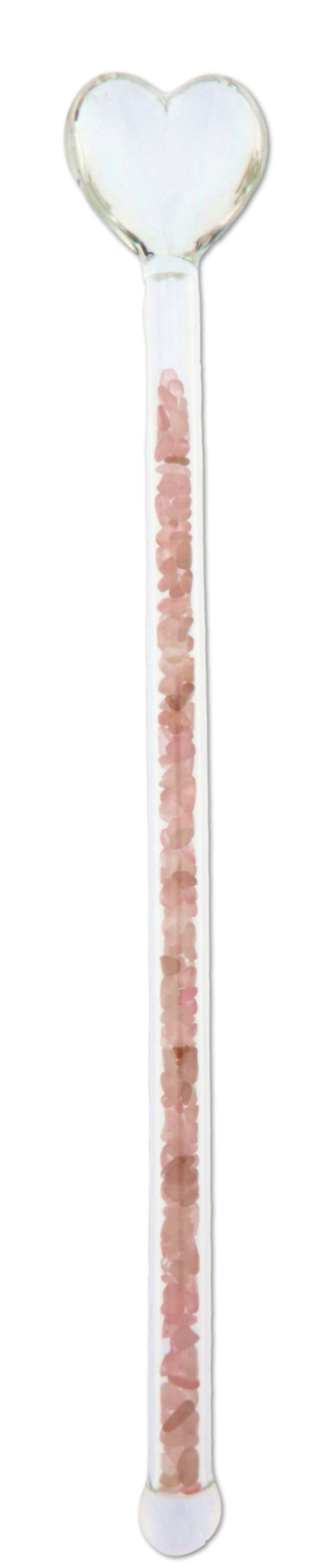 Edelsteinwasser Rosenquarz PREMIUM Vital Crystal Water Stick - Herz - Wasseraufbereitung - seelensteinchen