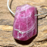 roter Turmalin - Rubellit Trommelstein Schmuck Ketten Anhänger - A Qualität #8164