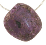 Rubin Edelstein Trommelstein Schmuck Ketten Anhänger - A Qualität #0101