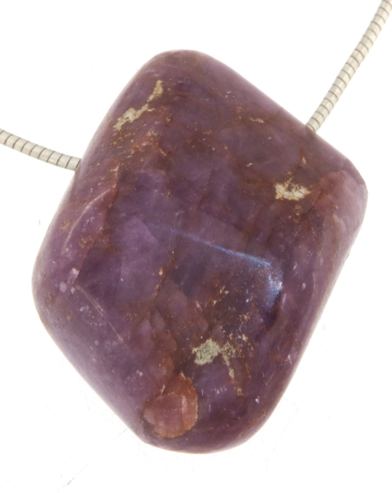 Rubin Trommelstein Edelstein Schmuck Ketten Anhänger - A Qualität #4024