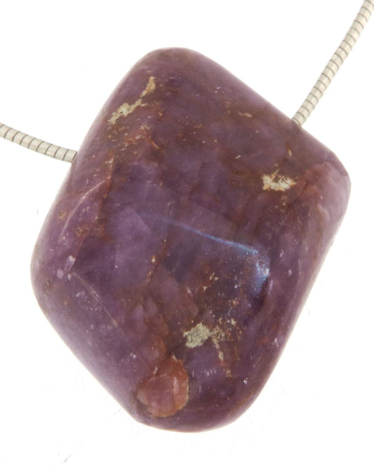 Rubin Trommelstein Edelstein Schmuck Ketten Anhänger - A Qualität #4024