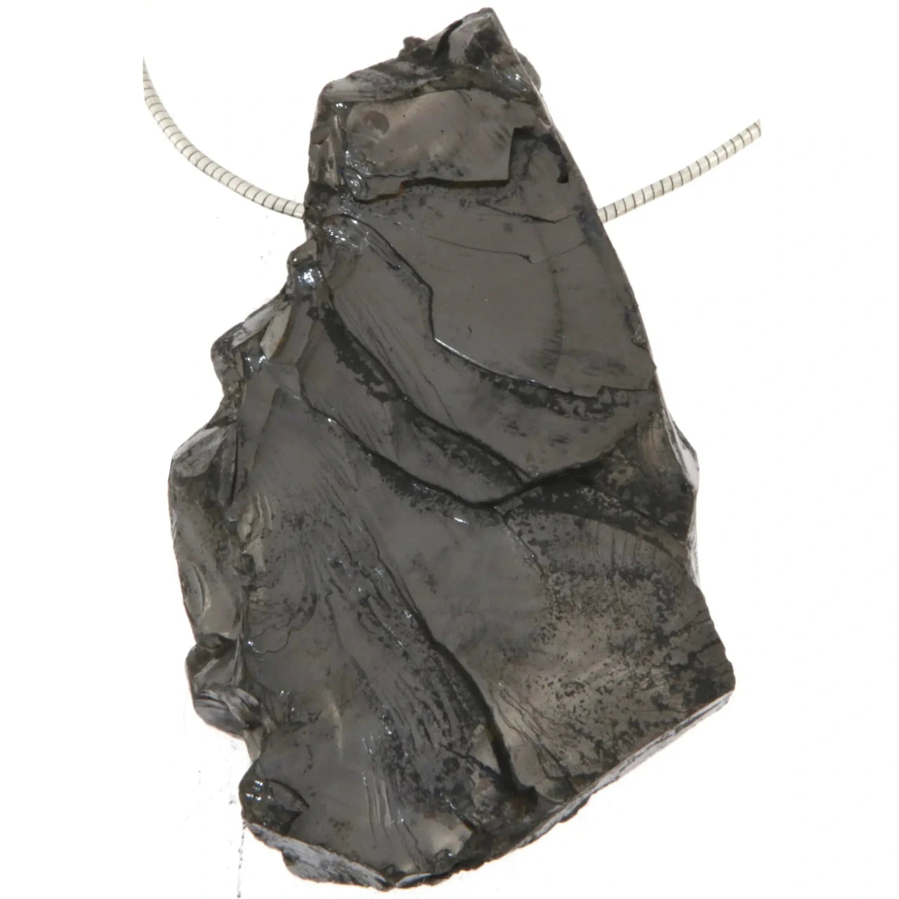 Edelschungit - Edel Schungit - Trommelstein Edelstein Schmuck Anhänger - A Qualität #6785