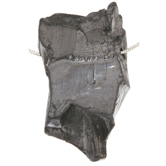 Edelschungit - Elite Schungit - Trommelstein Edelstein Schmuck Anhänger - A Qualität #5454