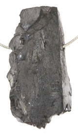Edelschungit Trommelstein Edelstein Schmuck Ketten Anhänger - A Qualität #5452
