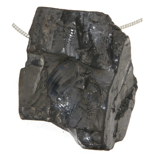 Edelschungit - Elite Shungite Edelstein Schmuck Anhänger - A Qualität #0454 - seelensteinchen